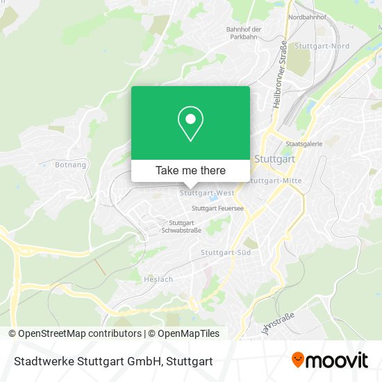 Карта Stadtwerke Stuttgart GmbH