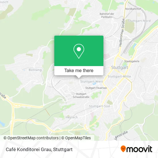 Карта Café Konditorei Grau
