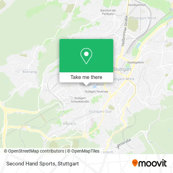 Карта Second Hand Sports