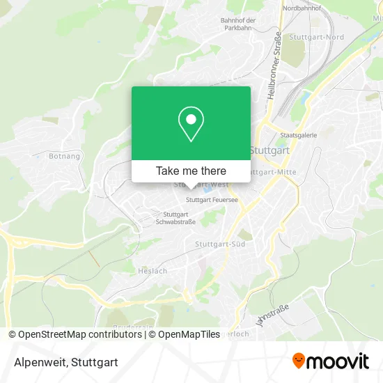 Карта Alpenweit