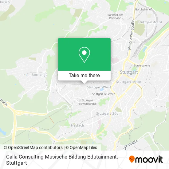 Карта Calla Consulting Musische Bildung Edutainment
