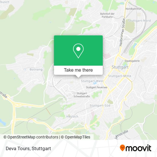 Карта Deva Tours
