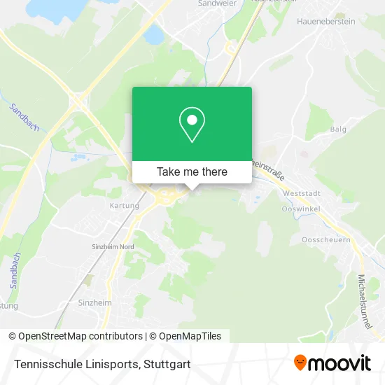 Карта Tennisschule Linisports