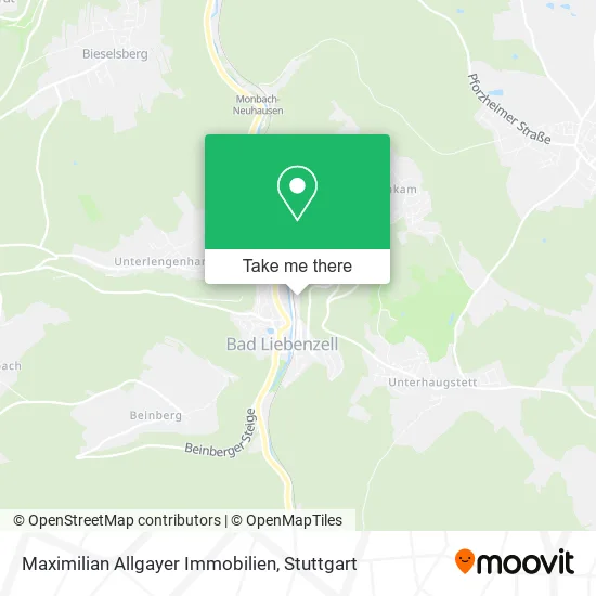 Карта Maximilian Allgayer Immobilien