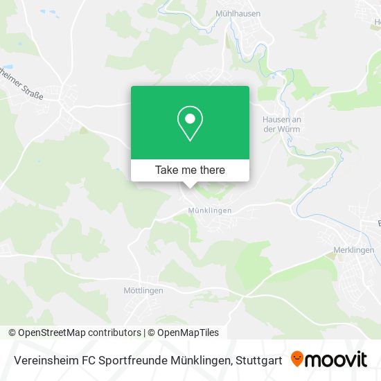Vereinsheim FC Sportfreunde Münklingen map