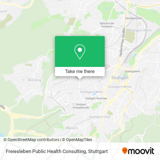 Карта Freiesleben Public Health Consulting