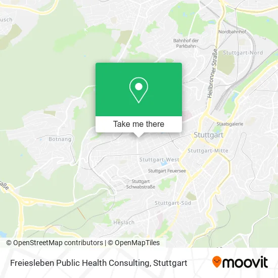 Карта Freiesleben Public Health Consulting
