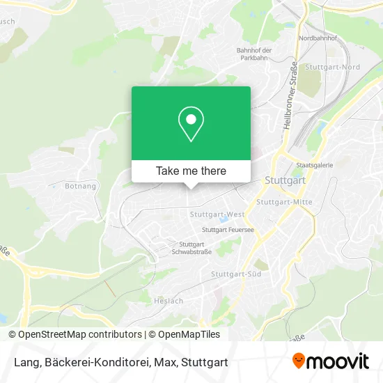 Карта Lang, Bäckerei-Konditorei, Max