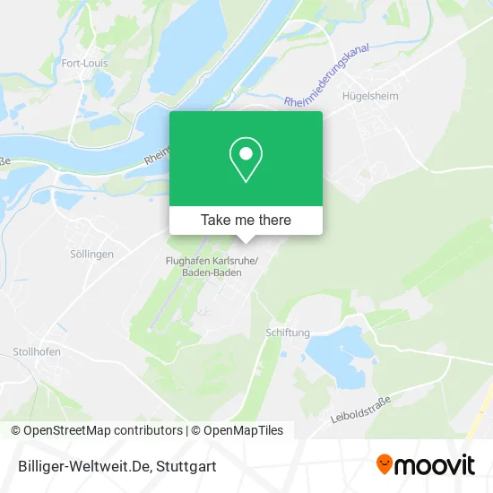 Карта Billiger-Weltweit.De