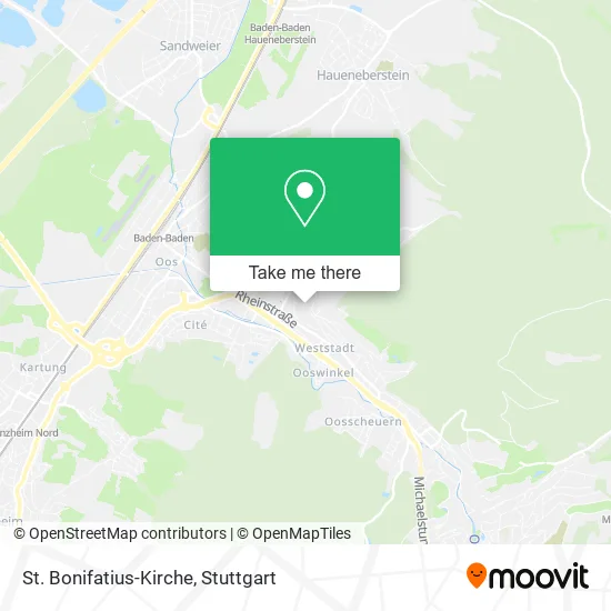 St. Bonifatius-Kirche map