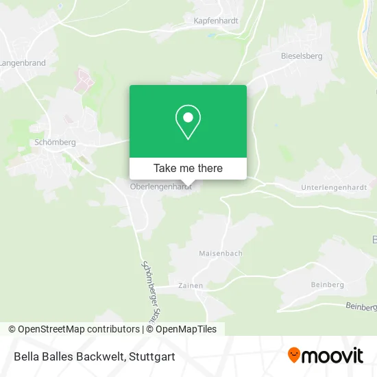 Карта Bella Balles Backwelt