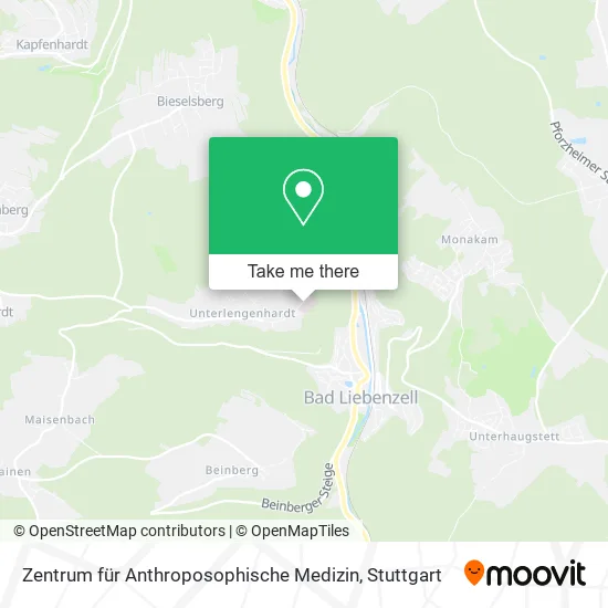 Карта Zentrum für Anthroposophische Medizin