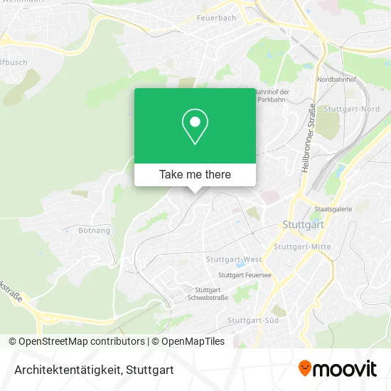 Карта Architektentätigkeit