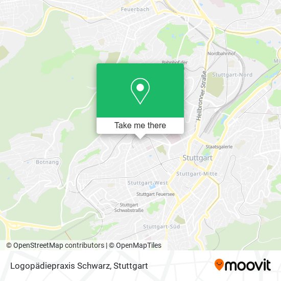 Logopädiepraxis Schwarz map