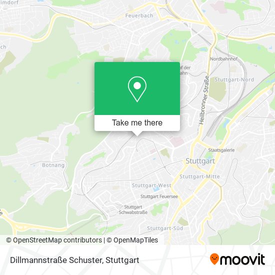 Dillmannstraße Schuster map