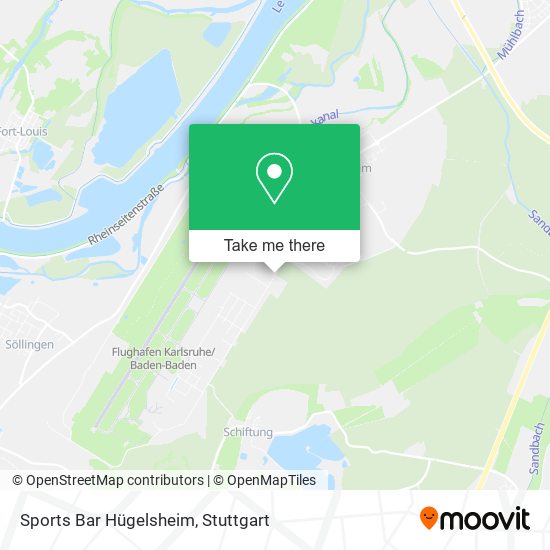 Sports Bar Hügelsheim map