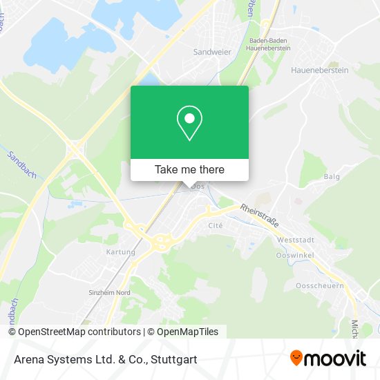 Arena Systems Ltd. & Co. map