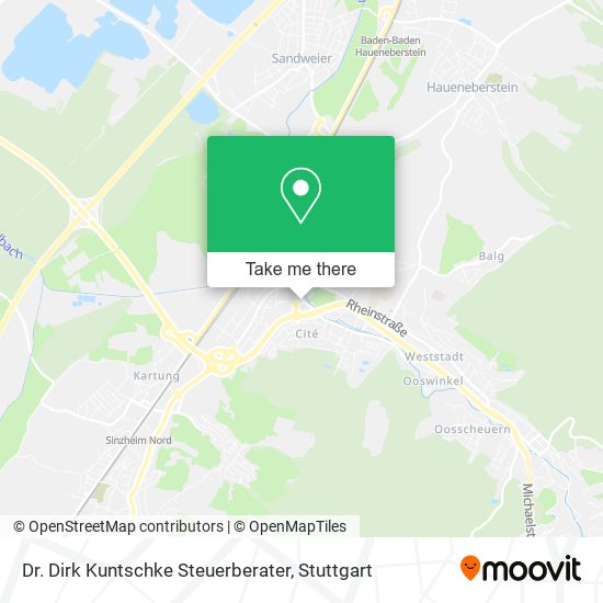 Dr. Dirk Kuntschke Steuerberater map