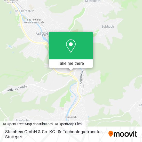 Steinbeis GmbH & Co. KG für Technologietransfer map