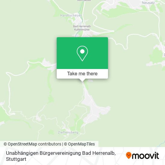 Unabhängigen Bürgervereinigung Bad Herrenalb map