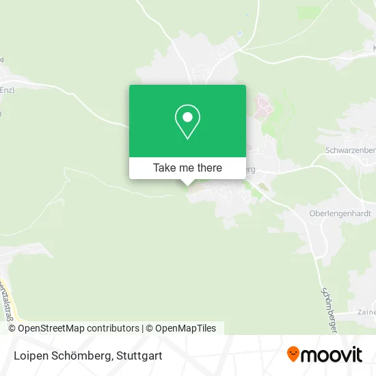 Карта Loipen Schömberg