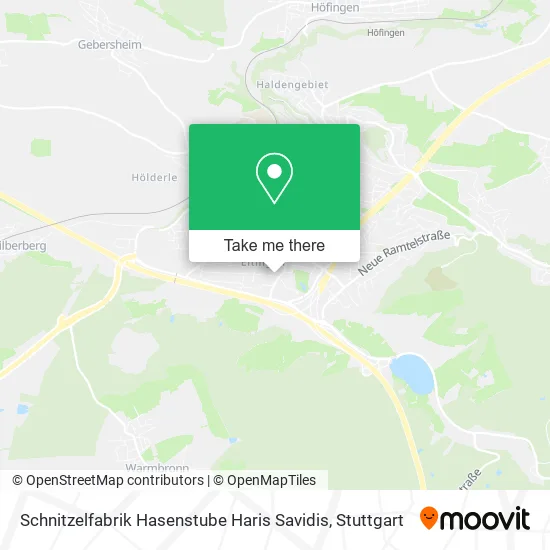 Карта Schnitzelfabrik Hasenstube Haris Savidis