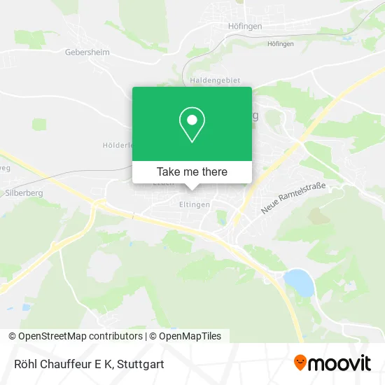 Карта Röhl Chauffeur E K