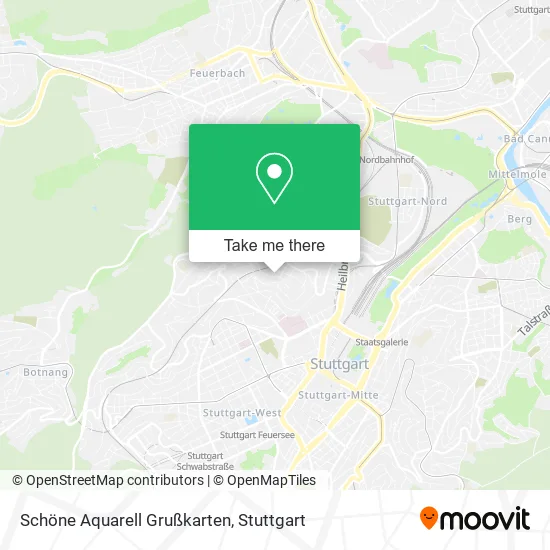 Карта Schöne Aquarell Grußkarten