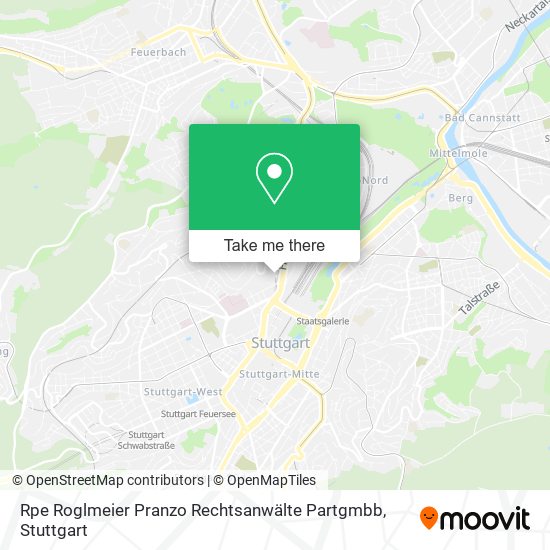 Карта Rpe Roglmeier Pranzo Rechtsanwälte Partgmbb