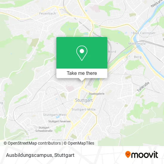 Карта Ausbildungscampus