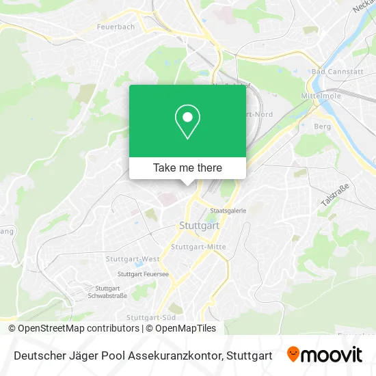 Карта Deutscher Jäger Pool Assekuranzkontor