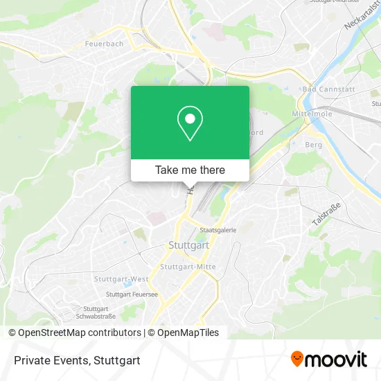 Карта Private Events