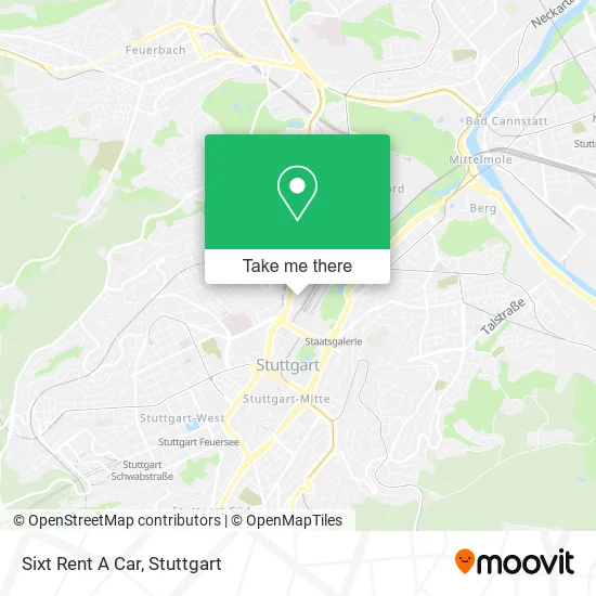 Карта Sixt Rent A Car