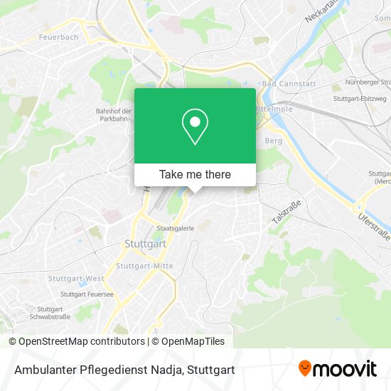 Ambulanter Pflegedienst Nadja map