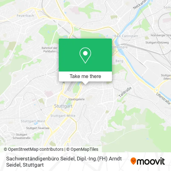 Карта Sachverständigenbüro Seidel, Dipl.-Ing.(FH) Arndt Seidel