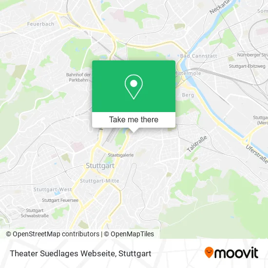 Карта Theater Suedlages Webseite