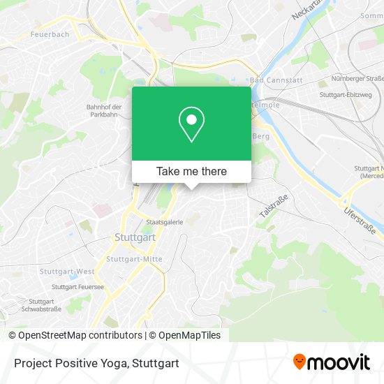 Project Positive Yoga map