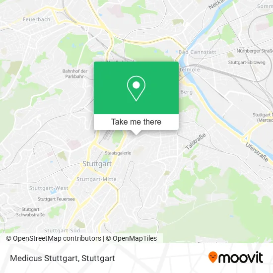 Карта Medicus Stuttgart