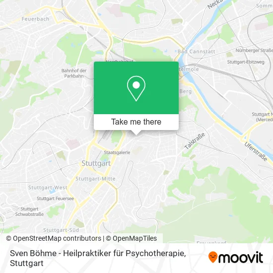 Карта Sven Böhme - Heilpraktiker für Psychotherapie