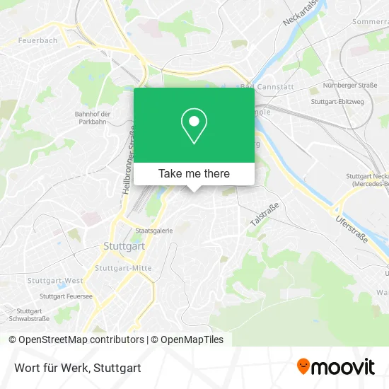 Карта Wort für Werk