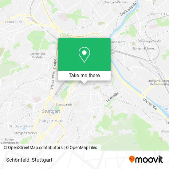 Карта Schönfeld