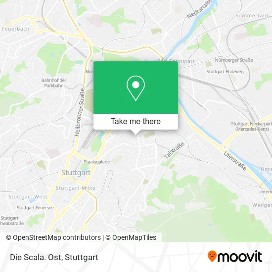 Die Scala. Ost map