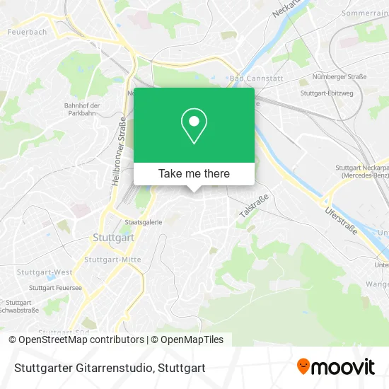 Карта Stuttgarter Gitarrenstudio