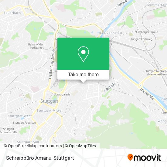 Карта Schreibbüro Amanu