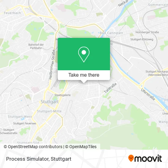 Карта Process Simulator