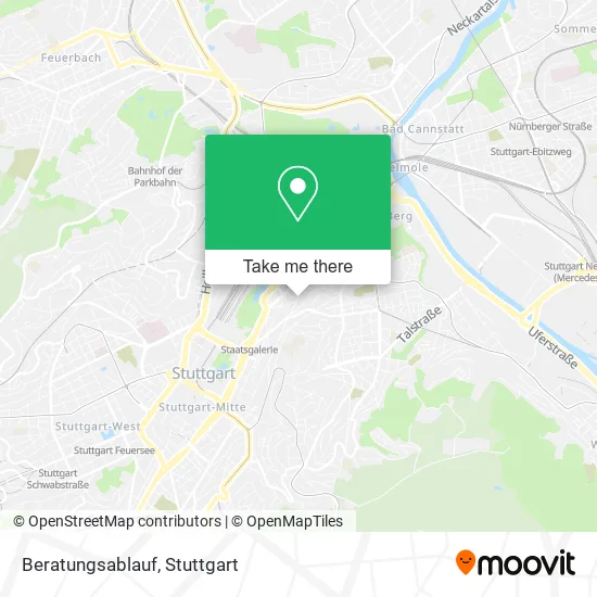 Карта Beratungsablauf