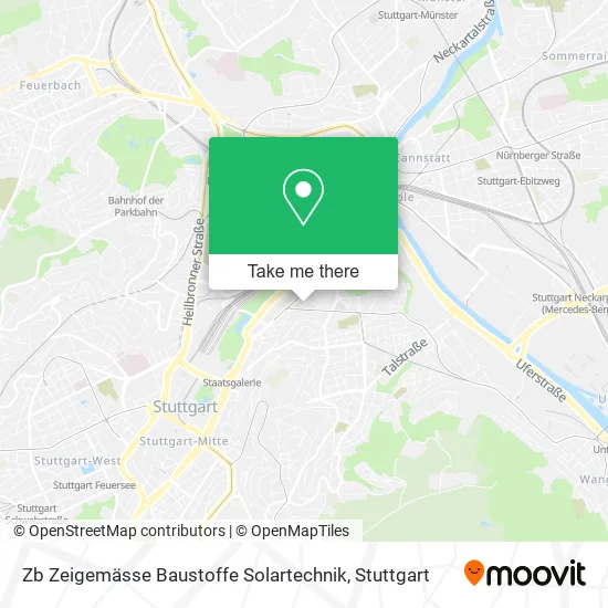 Карта Zb Zeigemässe Baustoffe Solartechnik