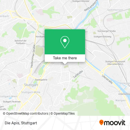Карта Die Apis