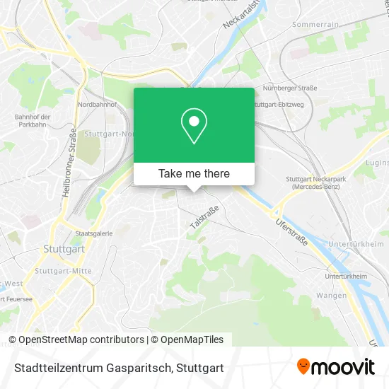 Карта Stadtteilzentrum Gasparitsch