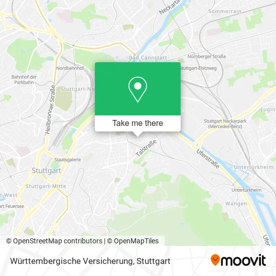 Карта Württembergische Versicherung